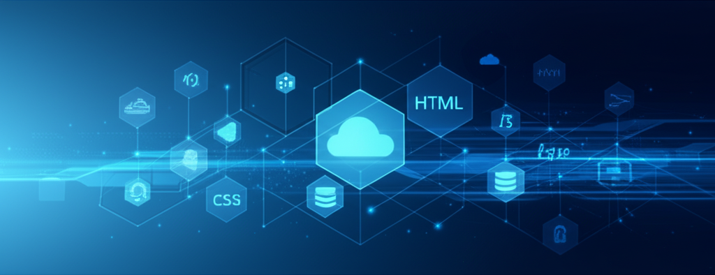 Modern web development illustration